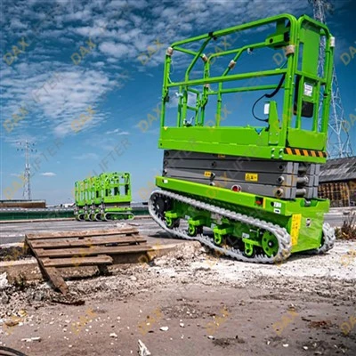 Angkat Gunting Crawler Bateri